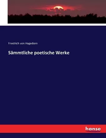 Sämmtliche poetische Werke cover
