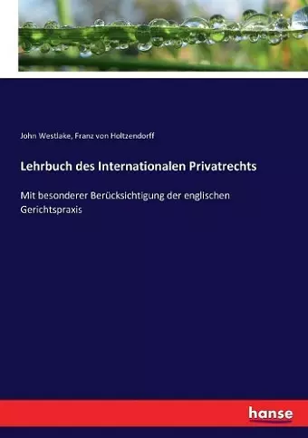 Lehrbuch des Internationalen Privatrechts cover
