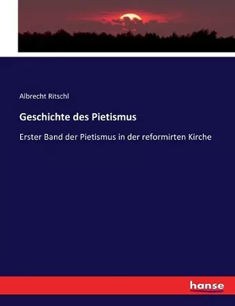 Geschichte des Pietismus cover