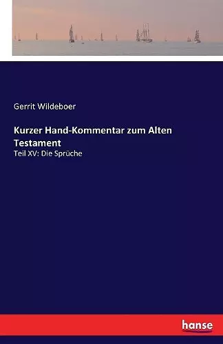 Kurzer Hand-Kommentar zum Alten Testament cover