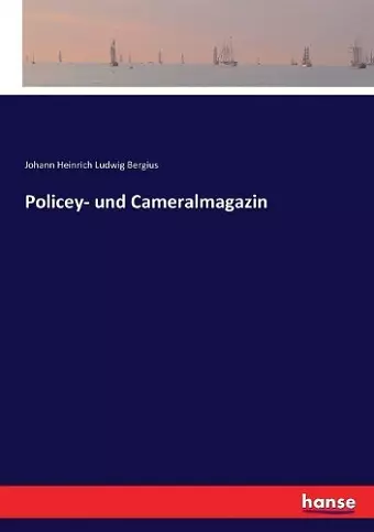 Policey- und Cameralmagazin cover