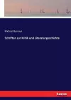 Schriften zur Kritik und Literaturgeschichte cover