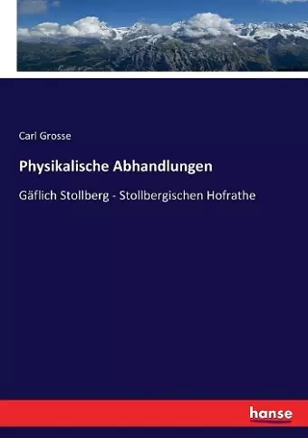 Physikalische Abhandlungen cover