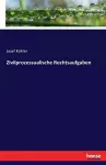 Zivilprozessualische Rechtsaufgaben cover