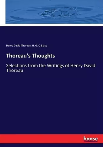 Thoreau's Thoughts cover