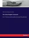 The Critical English Testament cover