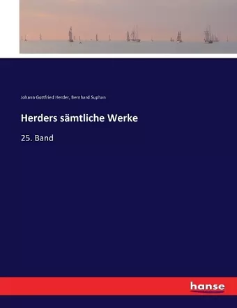 Herders sämtliche Werke cover