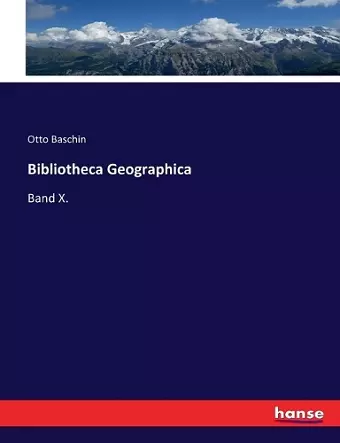 Bibliotheca Geographica cover