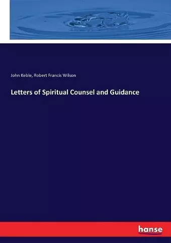 Letters of Spiritual Counsel and Guidance cover