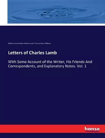 Letters of Charles Lamb cover