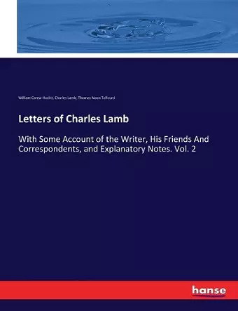 Letters of Charles Lamb cover