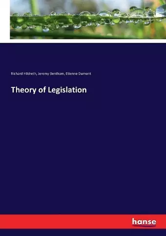 Theory of Legislation cover