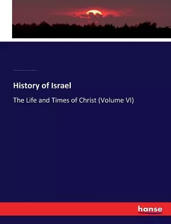 History of Israel cover