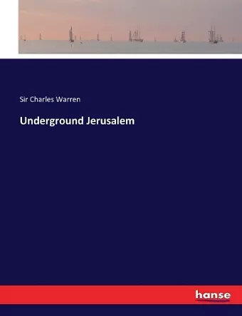 Underground Jerusalem cover