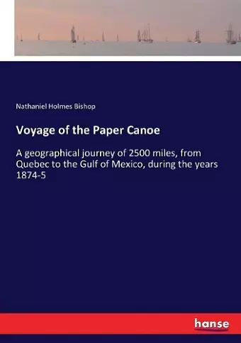 Voyage of the Paper Canoe cover