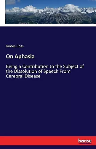 On Aphasia cover