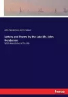 Letters and Poems by the Late Mr. John Henderson cover