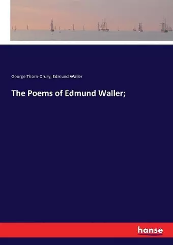 The Poems of Edmund Waller; cover