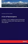 A List of Hymenoptera cover