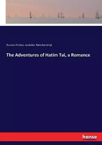 The Adventures of Hatim Taï, a Romance cover