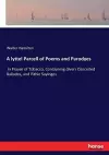 A lyttel Parcell of Poems and Parodyes cover