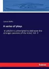 A series of plays cover