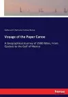 Voyage of the Paper Canoe cover