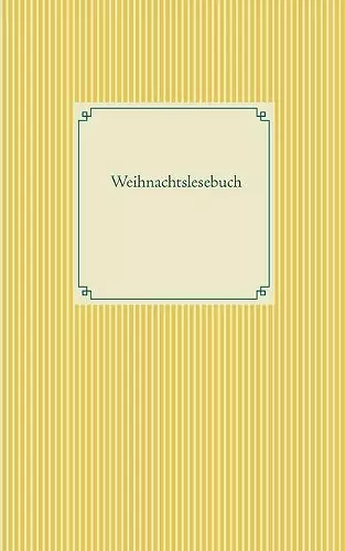 Weihnachtslesebuch cover