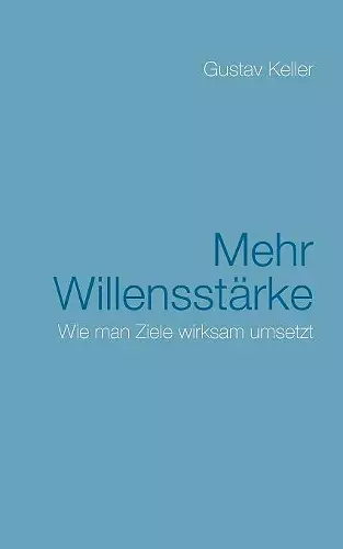 Mehr Willensstärke cover