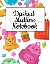 Dashed Midline Notebook cover