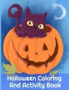 Halloween Coloring And Activity Book cover