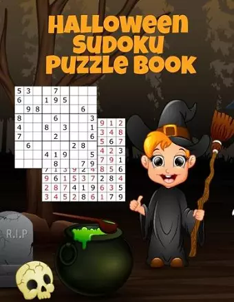 Halloween Sudoku Puzzle Book cover