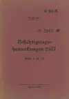D 81/3+ Besichtigungsbemerkungen 1937 - Geheim cover