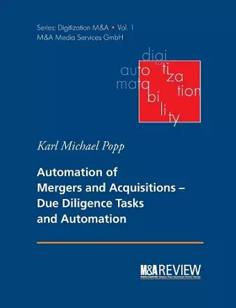 Automation of Mergers and Acquisitions cover