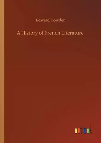 A History of French Literature cover