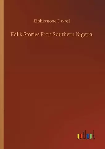 Follk Stories Fron Southern Nigeria cover