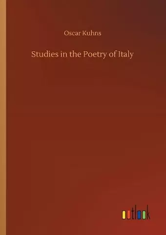 Studies in the Poetry of Italy cover