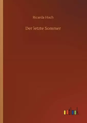 Der letzte Sommer cover