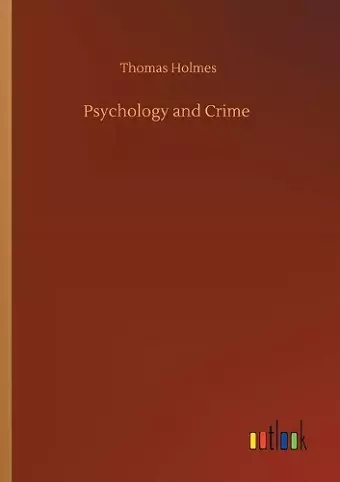 Psychology and Crime cover