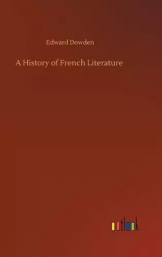 A History of French Literature cover