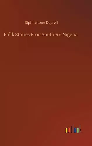 Follk Stories Fron Southern Nigeria cover