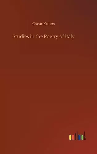 Studies in the Poetry of Italy cover