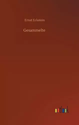 Gesammelte cover