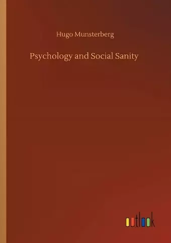 Psychology and Social Sanity cover