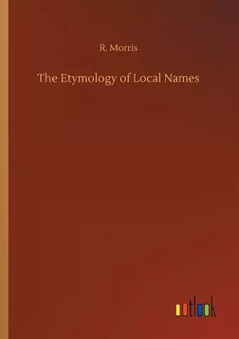 The Etymology of Local Names cover