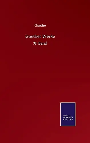 Goethes Werke cover