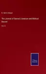 The Journal of Sacred Literature and Biblical Record cover