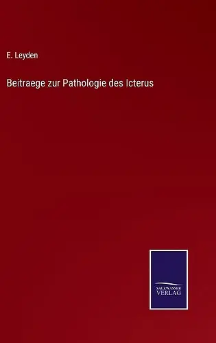 Beitraege zur Pathologie des Icterus cover