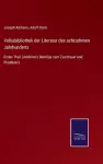 Volksbibliothek der Literatur des achtzehnten Jahrhunderts cover