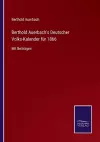 Berthold Auerbach's Deutscher Volks-Kalender für 1866 cover